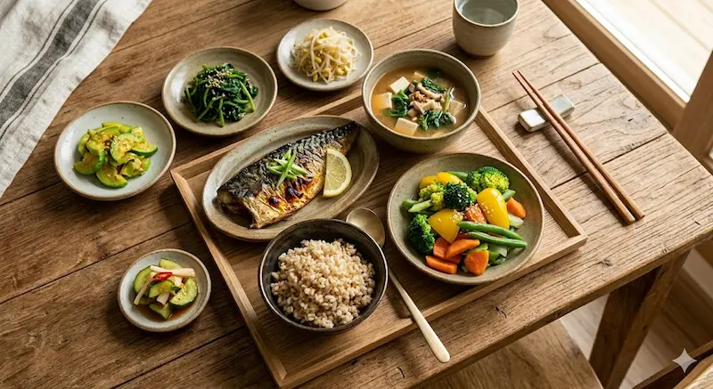 혈압 관리를 위한 저염식 한식 식단